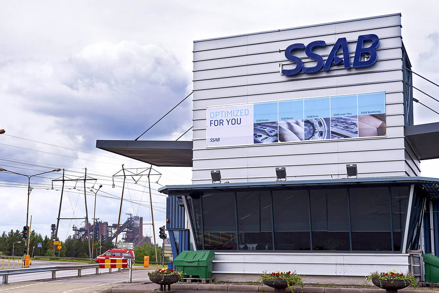 SSAB:n toimipiste